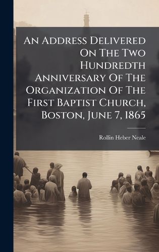 Cover image for An Address Delivered On The Two Hundredth Anniversary Of The Organization Of The First Baptist Church, Boston, June 7, 1865