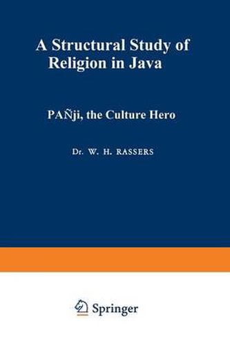 Cover image for Panji, the Culture Hero: A Structural Study of Religion in Java