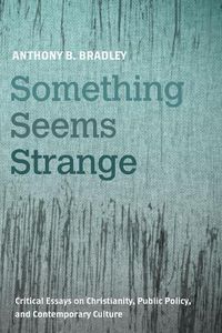 Cover image for Something Seems Strange: Critical Essays on Christianity, Public Policy, and Contemporary Culture
