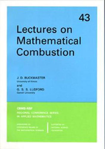 Cover image for Lectures on Mathematical Combustion
