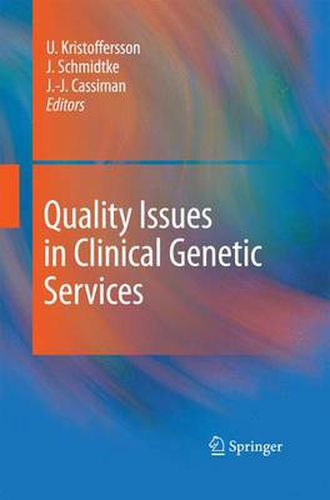 Cover image for Quality Issues in Clinical Genetic Services