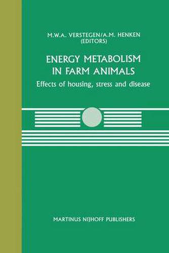 Cover image for Energy Metabolism in Farm Animals: Effects of housing, stress and disease