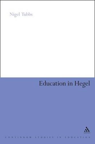 Cover image for Education in Hegel
