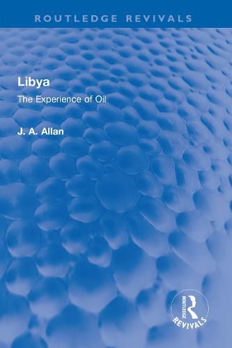 Cover image for Libya: The Experience of Oil