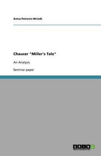 Cover image for Chaucer  Miller's Tale