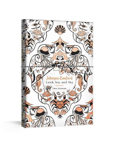 Johanna Basford Land Sea And Sky Three Colorable Notebooks