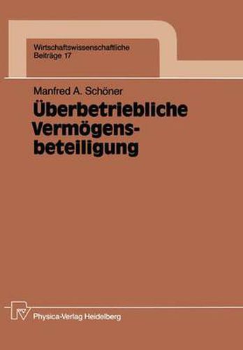 Cover image for Uberbetriebliche Vermogensbeteiligung