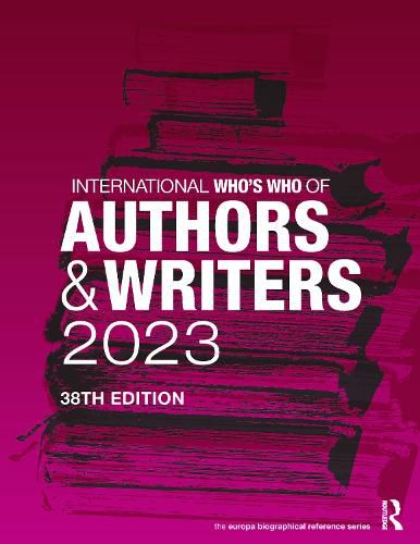 Cover image for International Who's Who of Authors and Writers 2023