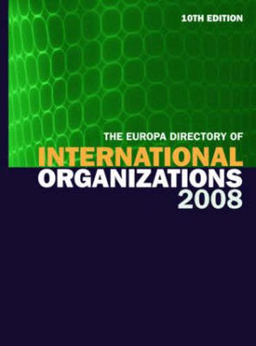 Cover image for Europa Directory of International Organizations 2008