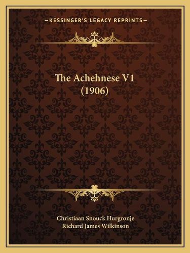 The Achehnese V1 (1906)