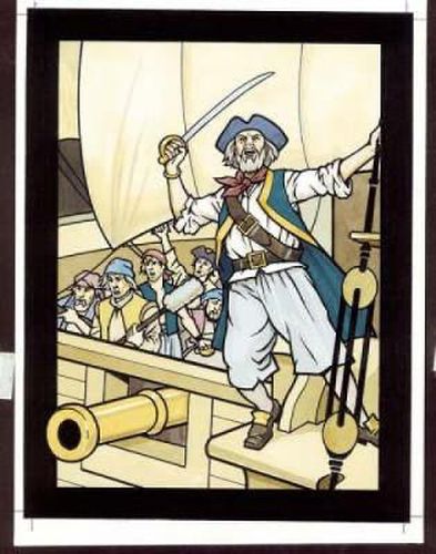 Pirates: Stained Glass Coloring Book