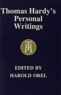 Cover image for Thomas Hardy's Personal Writings