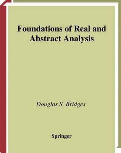 Cover image for Foundations of Real and Abstract Analysis