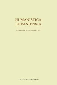 Cover image for Humanistica Lovaniensia: Journal of Neo-Latin Studies