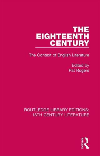 The Eighteenth Century: The Context of English Literature