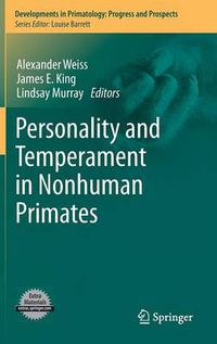 Cover image for Personality and Temperament in Nonhuman Primates