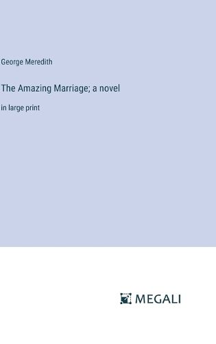 Cover image for The Amazing Marriage; a novel