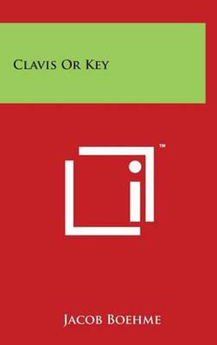 Cover image for Clavis Or Key