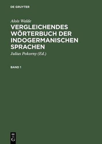 Cover image for Vergleichendes Woerterbuch Der Indogermanischen Sprachen