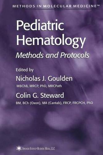 Cover image for Pediatric Hematology: Methods and Protocols