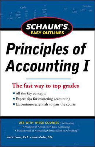 Cover image for SCHAUM'S EASY OUTLINE OF PRINCIPLES OF ACCOUNTING