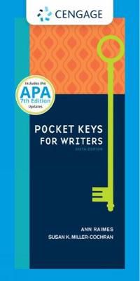 Cover image for Pocket Keys for Writers, Spiral bound Version with APA 7e Updates