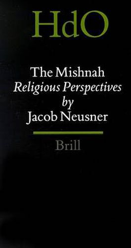 Cover image for The Mishnah: Religious Perspectives