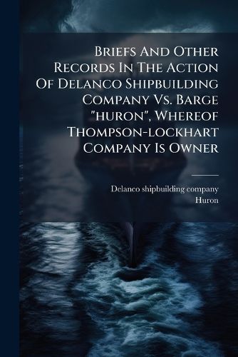 Cover image for Briefs And Other Records In The Action Of Delanco Shipbuilding Company Vs. Barge "huron", Whereof Thompson-lockhart Company Is Owner
