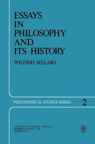 Cover image for Essays in Philosophy and Its History