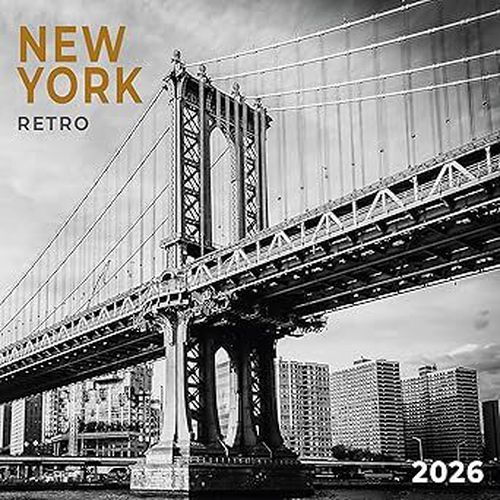 Cover image for New York Retro 30x30 Calendar 2026