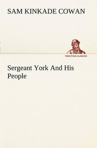 Cover image for Sergeant York And His People