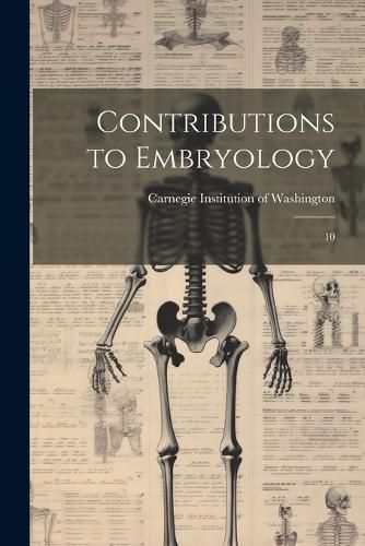 Cover image for Contributions to Embryology