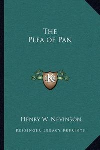 Cover image for The Plea of Pan