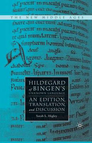 Cover image for Hildegard of Bingen's Unknown Language: An Edition, Translation, and Discussion