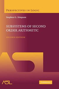 Cover image for Subsystems of Second Order Arithmetic