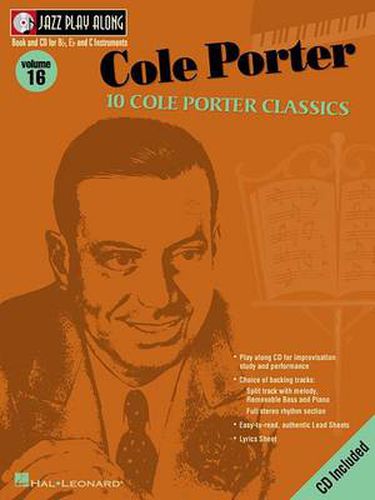 Cover image for Jazz Play-Along Volume 16: Cole Porter