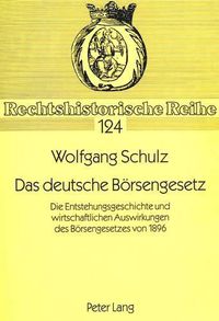 Cover image for Das Deutsche Boersengesetz