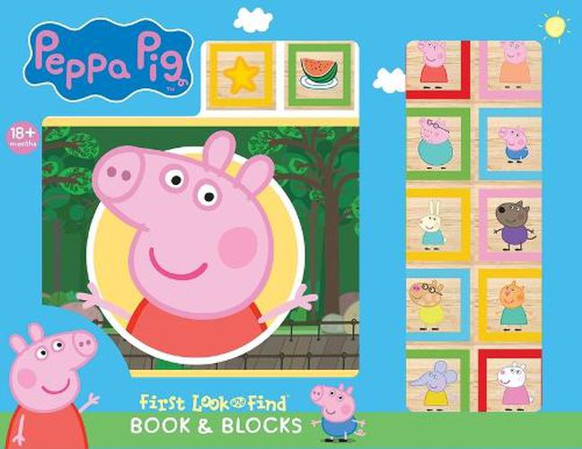 Cover image for Peppa Pig: First Look and Find Book & Blocks