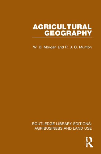 Cover image for Agricultural Geography