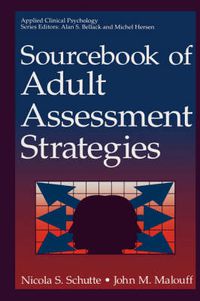 Cover image for Sourcebook of Adult Assessment Strategies