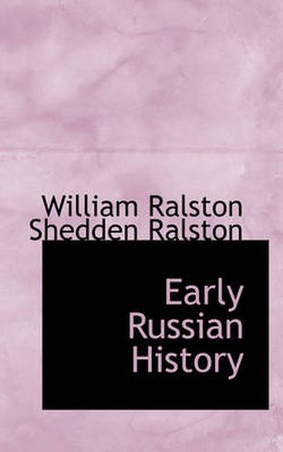 Cover image for Early Russian History