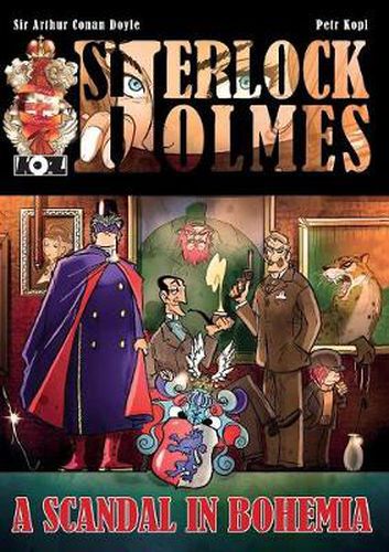 Cover image for A Scandal in Bohemia - A Sherlock Holmes Graphic Novel