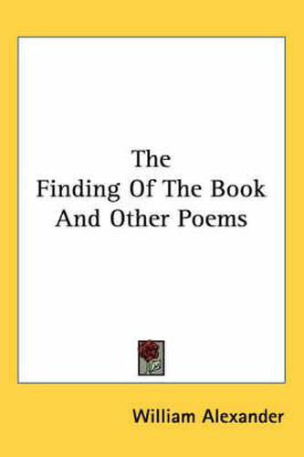 Cover image for The Finding of the Book and Other Poems