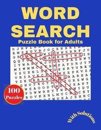 Cover image for Word Search Puzzle Book For Adults