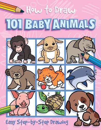 Cover image for How to Draw 101 Baby Animals