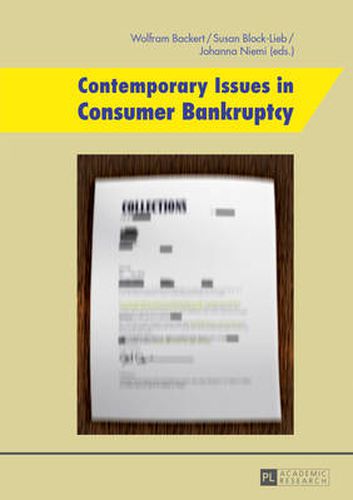 Cover image for Contemporary Issues in Consumer Bankruptcy