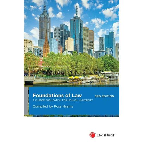 Cover image for Foundations of Law: A Customised Publication for Monash University