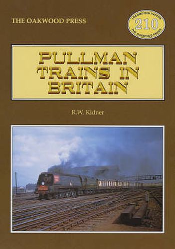 Cover image for Pullman Trains in Britain