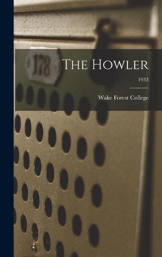 Cover image for The Howler; 1933