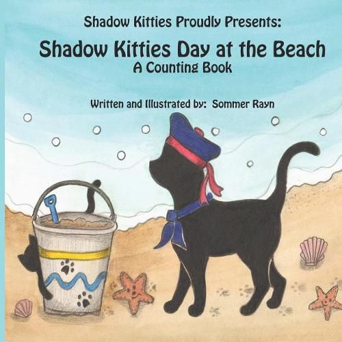 Cover image for Shadow Kitties Day at the Beach, a Counting Book